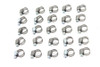 V-Twin #81021E - Stainless Steel Worm Clamp with Phillips Screw