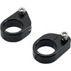 Biltwell #6907-201 - O/S Speed Clamps - Black Electroplated - Straight