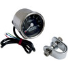 Drag Specialties - 2.4" Mini Electronic 8000 RPM Tachometer - Chrome Housing - Black Face