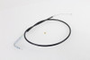 V-Twin #H28-7009TV-2 - Black Throttle Cable with 38 inch Casing and 90° Elbow Fitti