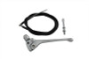 V-Twin - Chrome Brake Handle Cable Kit