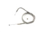 V-Twin #28-0091S - Braided Stainless Steel Throttle Cable with 33 inch Casing