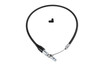 V-Twin #24019 - Upper 34 inch Clutch Cable Black