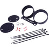 Drag Specialties - Dual Gauge Bracket - Wrinkle Black