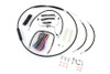 V-Twin #40281 - 15 inch-17 inch Handlebar Cable and Brake Line Kit