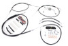 V-Twin #40293 - 12 inch-14 inch Handlebar Cable and Brake Line Kit