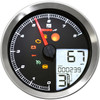 Koso North America #BA051201 - Multi-Function Speedometer/Tachometer - HD-04 - Chrome