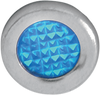 Snap-In Indicator Light - Blue - Stainless Steel Bezel