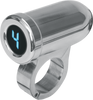 1" Auto Programming Gear Indicator - Chrome - Blue Display