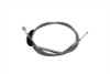 V-Twin #H11-7009S - 57.63 inch Braided Stainless Steel Clutch Cable