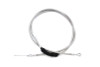 V-Twin #H11-7010S-10 - 78.69 inch Braided Stainless Steel Clutch Cable