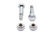 V-Twin - Large Driver Footpeg Bolt Set Chrome