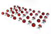 Chris Products #CH40R *12/CASE* - License Plate Frame Reflector Set Red