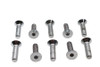 Colony #FHS-108 - Allen Flat Head Screws Chrome 1/4 inch x 1 inch