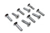 Colony #FHS-108 - Allen Flat Head Screws Chrome 1/4 inch x 1 inch