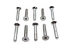 Colony #FHS-110 - Allen Flat Head Screws Chrome 1/4 inch-28 x 1-1/2 inch