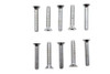 Colony #FHS-110 - Allen Flat Head Screws Chrome 1/4 inch-28 x 1-1/2 inch