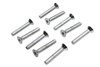 Colony #FHS-110 - Allen Flat Head Screws Chrome 1/4 inch-28 x 1-1/2 inch