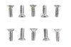 Colony #FHS-116 - Allen Flat Head Screws Chrome 5/16 inch x 1 inch