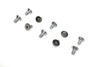 Colony #FHS-153 - Allen Flat Head Screws Chrome 1/4 inch x 1/2 inch