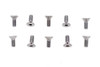 Colony #FHS-154 - Allen Flat Head Screws Chrome 1/4 inch x 5/8 inch