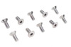 Colony #FHS-154 - Allen Flat Head Screws Chrome 1/4 inch x 5/8 inch