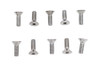 Colony #FHS-155 - Allen Flat Head Screws Chrome 1/4 inch x 3/4 inch