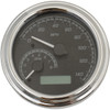 Dakota Digital #MVX-2004-KG-C - MVX Fatbob Analog/Digital Gauge System - Black/Gray/Chrome