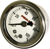 Oil Pressure Gauge - Back Port - White Face