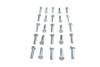 V-Twin #3926 - Hex Cap Bolts Zinc 5/16 inch X 1-1/4 inch