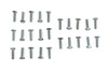 V-Twin - Hex Cap Bolts Zinc 1/4 inch x 7/8 inch