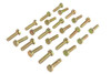V-Twin - Hex Cap Bolts Zinc 1/4 inch x 1 inch