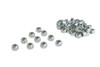 V-Twin #NNY14 Z - Zinc Hex Nuts 1/4 inch-20 Nyloc
