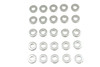 Eastern #A-6703 - Zinc Flat Washers 1/4 inch Inner Diameter