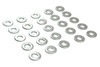 Eastern #A-6703 - Zinc Flat Washers 1/4 inch Inner Diameter