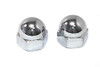 V-Twin - Chrome Axle Nut Kit Acorn Style