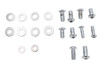 V-Twin #62135PC - Headlamp Cowl Screw Kit Polished Chrome