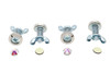V-Twin - License Plate Bolt Set Pearl Style