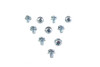 V-Twin #90400A144 - Panhead Screw with Spring Lock Washer Steel