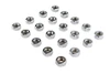Colony #1/4-28H - Chrome Hex Nuts 1/4 inch-28