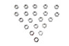 V-Twin - Chrome Hex Nuts 1/2 inch-20