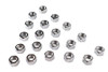 V-Twin - Chrome Hex Nuts 1/2 inch-20