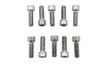 Colony #SHC-953 - Allen Socket Cap Bolt Knurled Chrome 1/4 inch X 3/4 inch