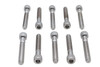 Colony #SHC-958 - Allen Socket Cap Bolt Knurled Chrome 1/4 inch X 1-1/2 inch