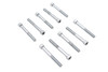 Colony #SHC-960 - Allen Socket Cap Bolt Knurled Chrome 1/4 inch X 2 inch