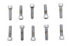 Colony #SHC-970 - Allen Socket Cap Bolt Knurled Chrome 5/16 inch X 1-1/4 inch