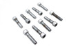 Colony #SHC-984 - Allen Socket Cap Bolt Knurled Chrome 3/8 inch X 1-1/2 inch