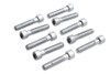 Colony #SHC-985 - Allen Socket Cap Bolt Knurled Chrome 3/8 inch X 1-3/4 inch