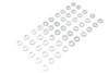 Gardner-Westcott #33569 - Chrome Flat Washers 1/4 inch, Extra Thick