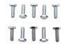 Colony #HHC-651 - Hex Cap Bolts Chrome 1/4 inch-28 X 3/4 inch